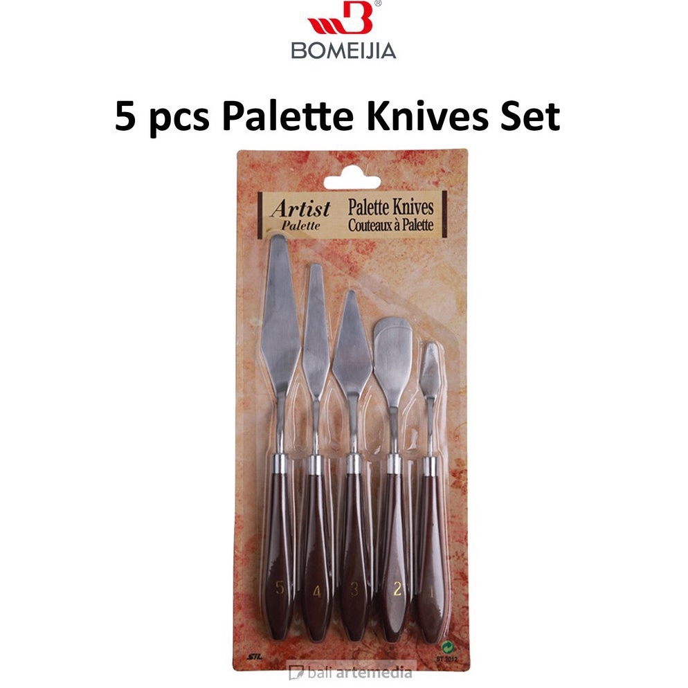 

KODE U84F BOMEIJIA Artist Palette Knifes Set of 5