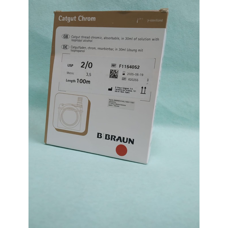 Benang B BRAUN Cutcut Chromic 2/0