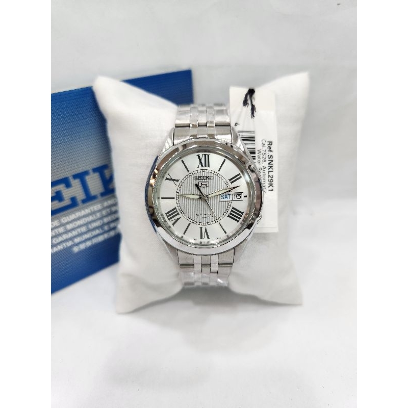 Jam tangan pria Seiko 5 SNKL29K1 SNKL 29 Automatic Original