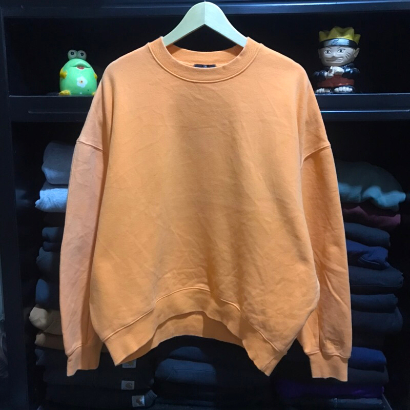 sweatshirt crewneck oversize wanita im vely oren 2nd