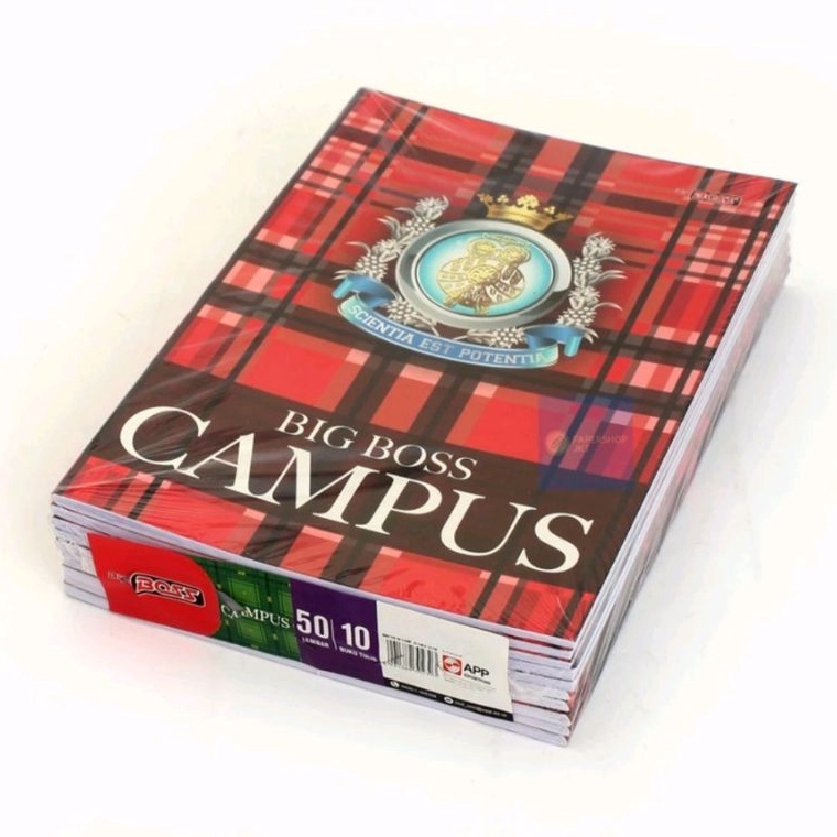 

KODE E18A isi 5 pcs buku tulis bmcampus 5 lembar buku ukuran boxy panjang