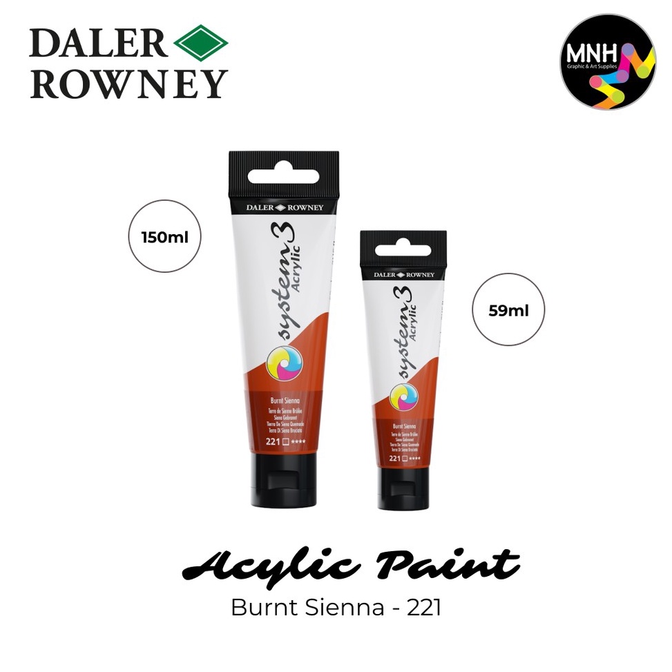 

KODE S78G Daler Rowney System3 Cat Akrilik Acrylic Paint Brown Gold