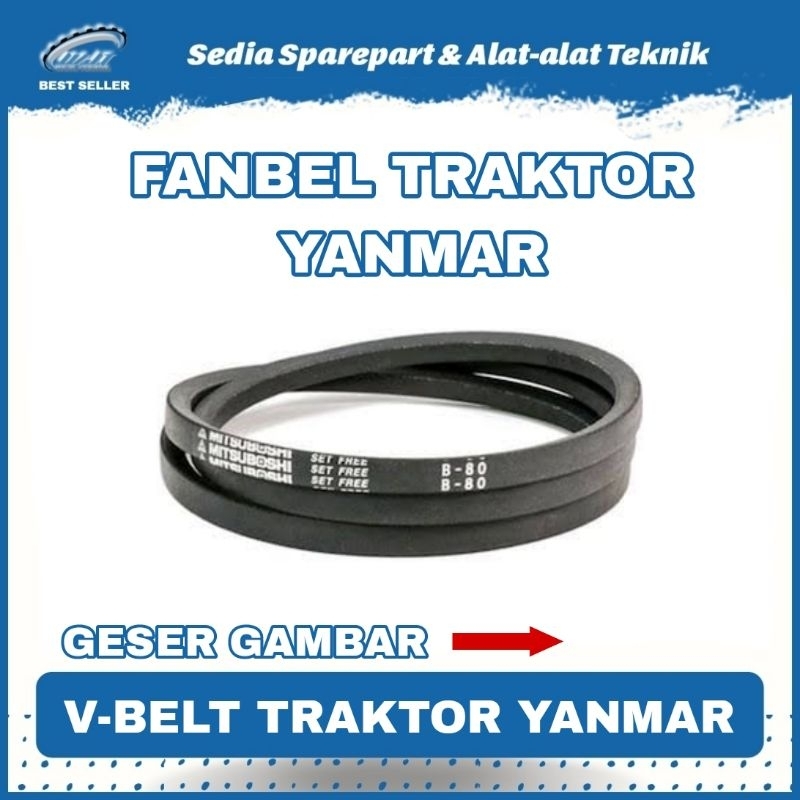 V-BELT FANBEL TRAKTOR YANMAR BROMO 2015 / BROMO DX 2013 /  BROMO ProV2 / REVO / YM65