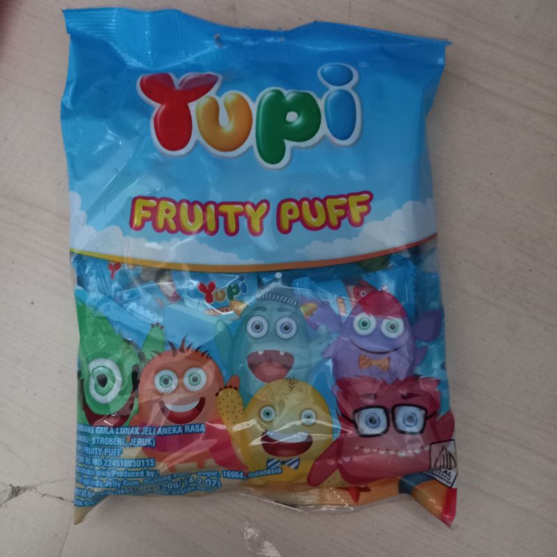 

Yupi fruit puff 125g