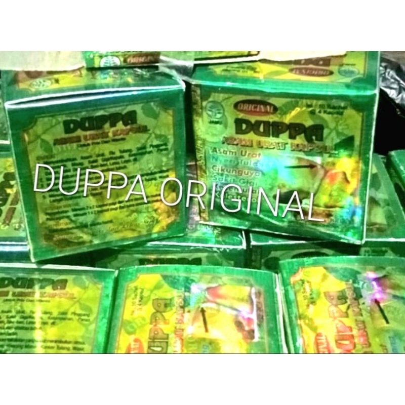 duppa asam urat kapsul original dupa