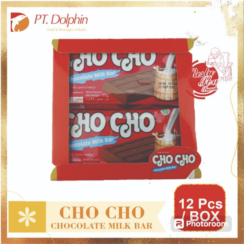 

cho cho coklat milk bar | 1 box isi 12 pcs