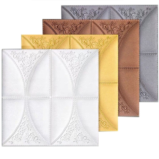 Wallpaper Dinding Walfoam 3D / Stiker Dinding Motif Bunga 3D / Stiker Dinding Dekorasi