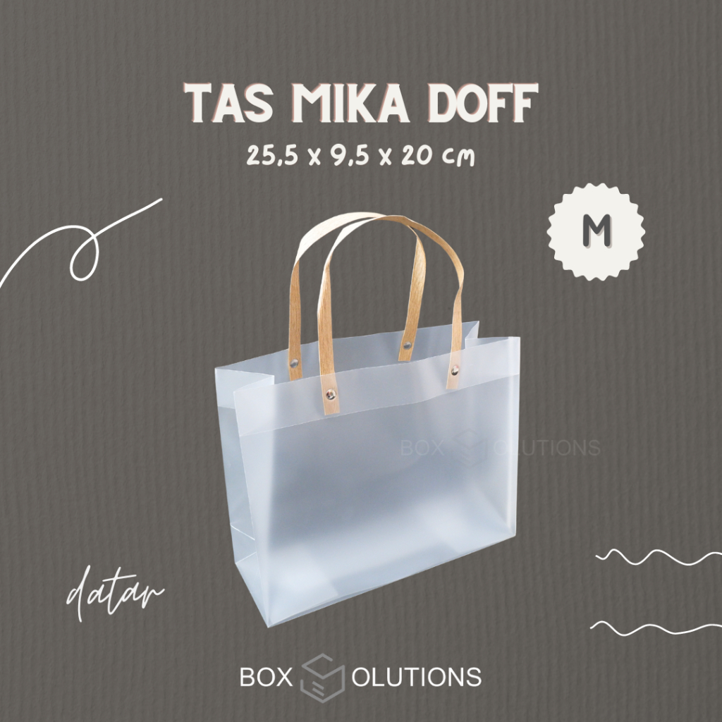 

tas mika doff DATAR premium (M) - 25,5x9,5x20 cm isi 12 pcs