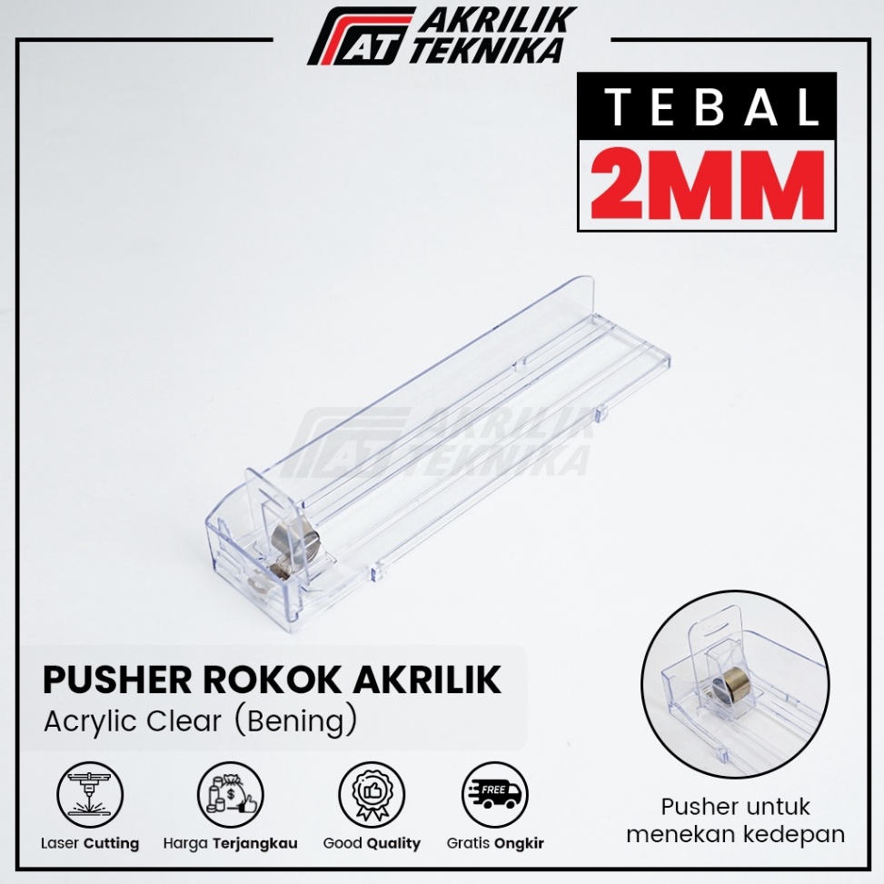 KODE S53F Pusher Rokok Akrilik  Rak Rokok Minimarket  Cigarettes Acrylic