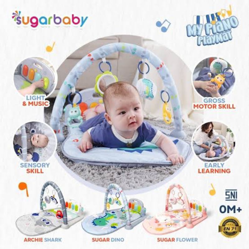 Sugar Baby All in 1 Piano Playmet / Karpet Mainan Anak Playmet