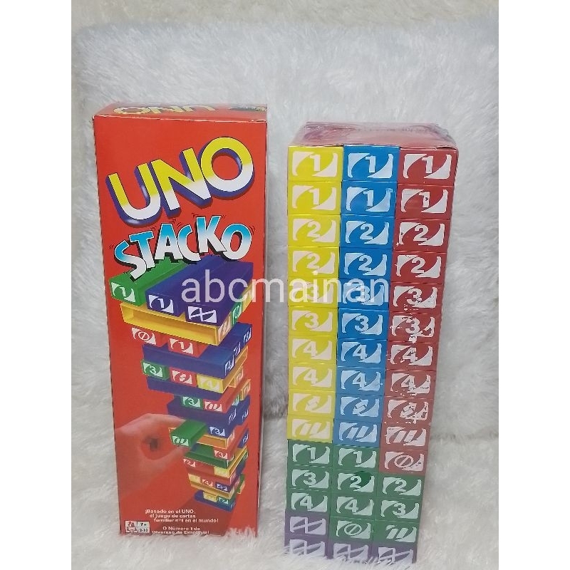 UNO STACKO BALOK 45PCS SEGEL PLASTIK