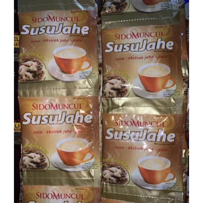 

SIDO MUNCUL Susu Jahe 1 Renceng Isi 10 Sachet