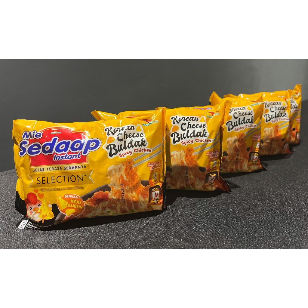 

Mie Sedaap Korean Cheese Buldak Spicy Chicken Dengan Bubuk Keju