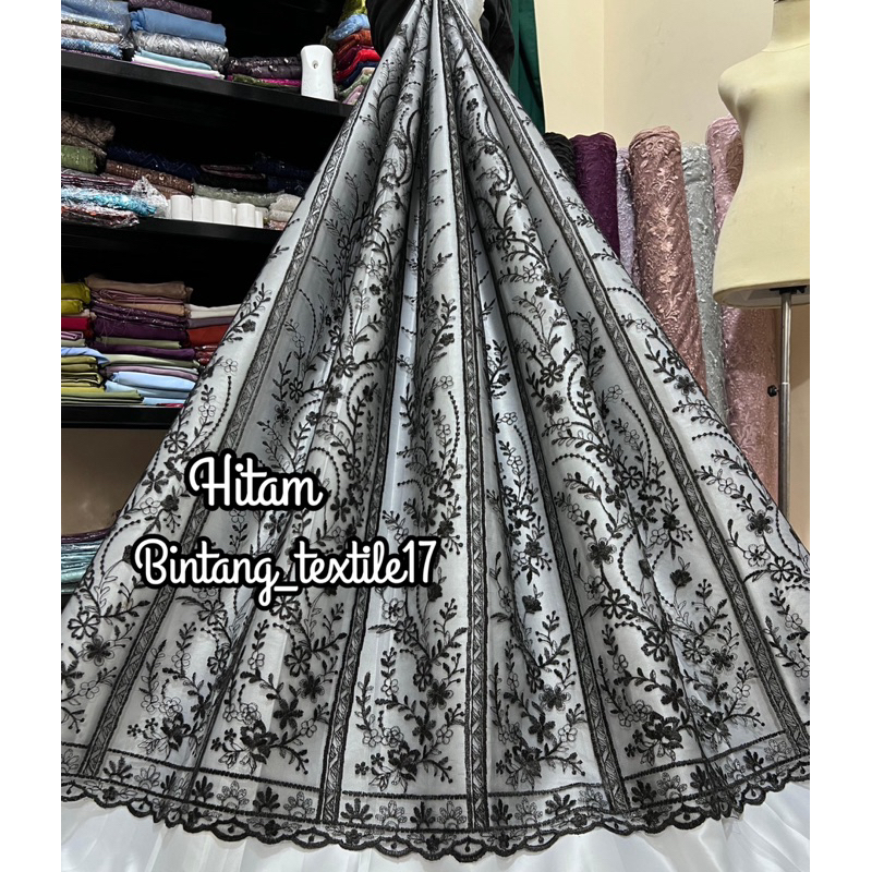 KAIN TILE SAPTO ETNIK / TILE ELISAB SAPTO / TILE TULLE BROKAT KEBAYA