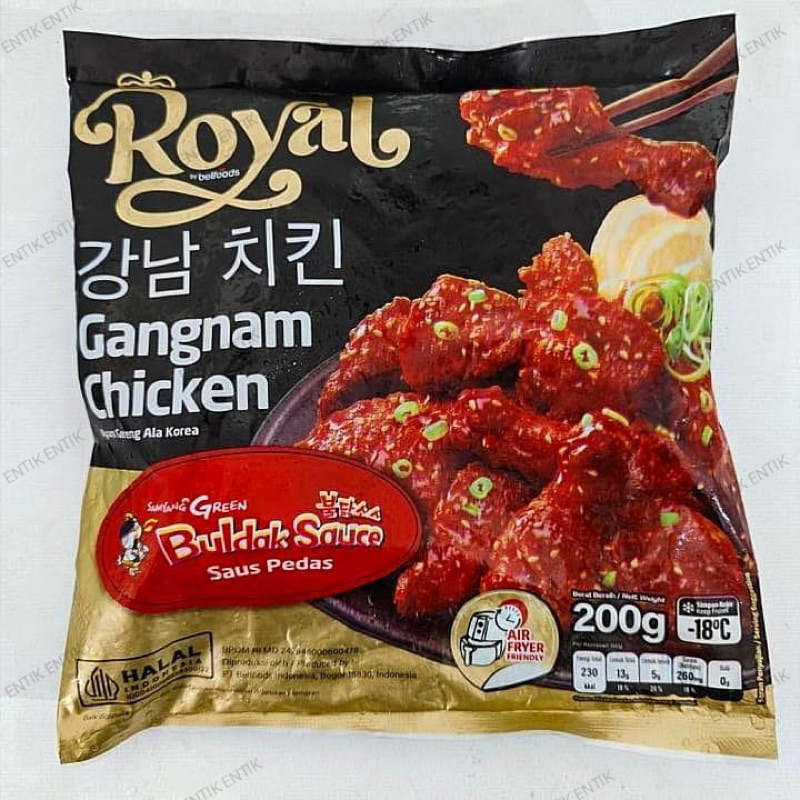 

Belfoods Royal Gangnam Chicken | Ayam Goreng Ala Korea Buldak Sauce