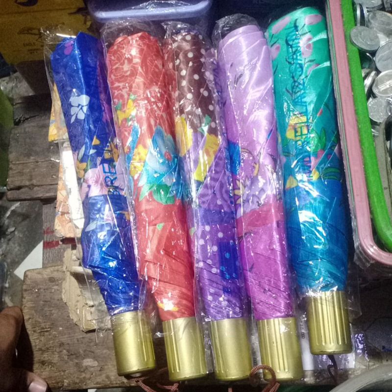 payung lipat 2 / payung satin/payung kecil/payung picnik