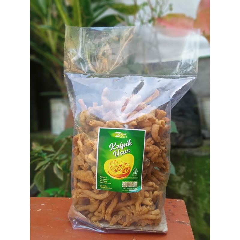 

keripik usus ayam kemasan 500gram free kardus