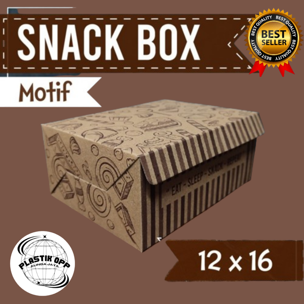 

Dus Kardus Kotak Box Snack uk 12x16cm, 12x14cm Besek Kue Basah Bahan Kraft Coklat Motif Polos Tebal Isi 10 Pcs Termurah / Kotak Kue Kertas