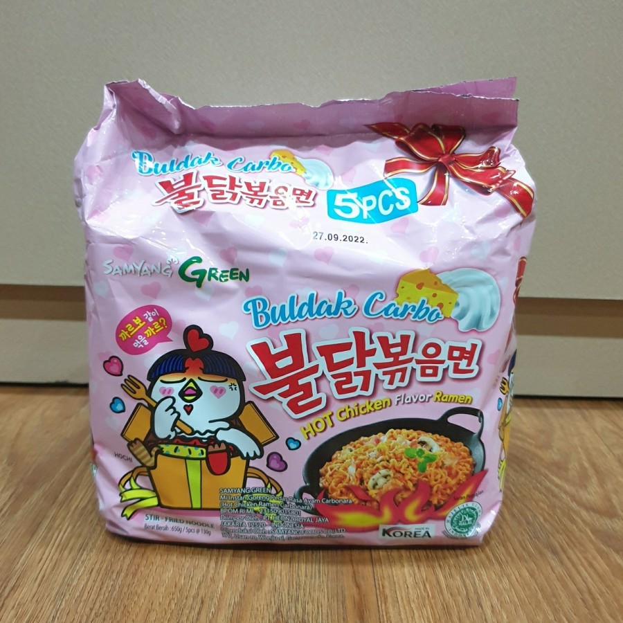 

Samyang Buldak Carbo Mie Samyang Ramen Carbonara Isi 5 Pcs