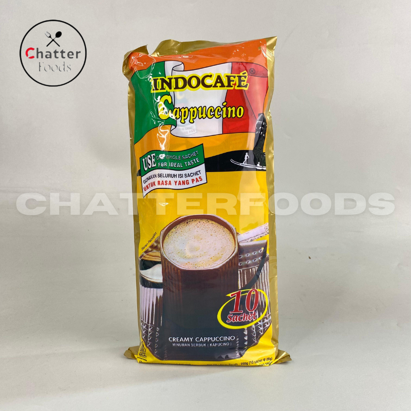 

Indocafe Cappuccino 1 Renceng / 10 Sachet / Cappucino / Capucino / Pcs