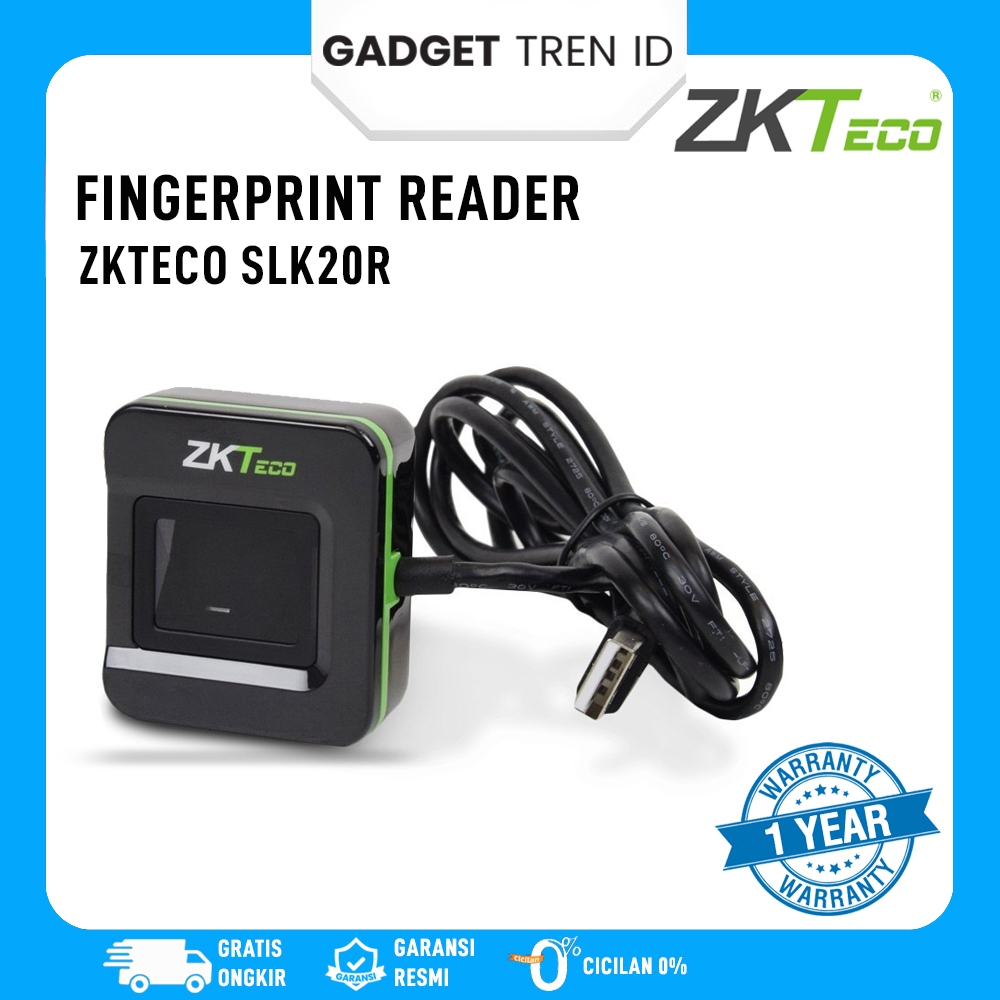 Mesin Pembaca Sidik Jari | USB Reader Fingerprint | ZKTECO SLK20R