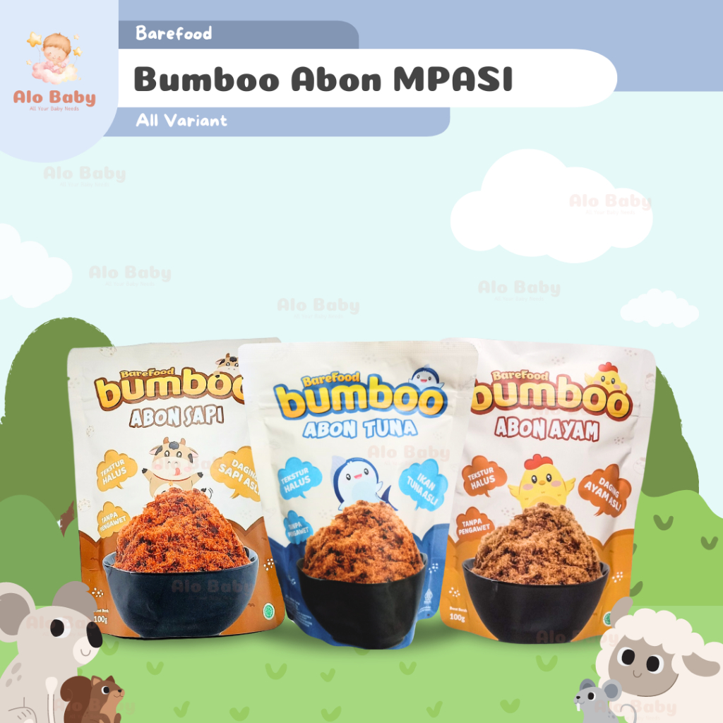 

Barefood Bumboo Abon MPASI No MSG Makanan Bayi Organik Tinggi Protein Tanpa MSG