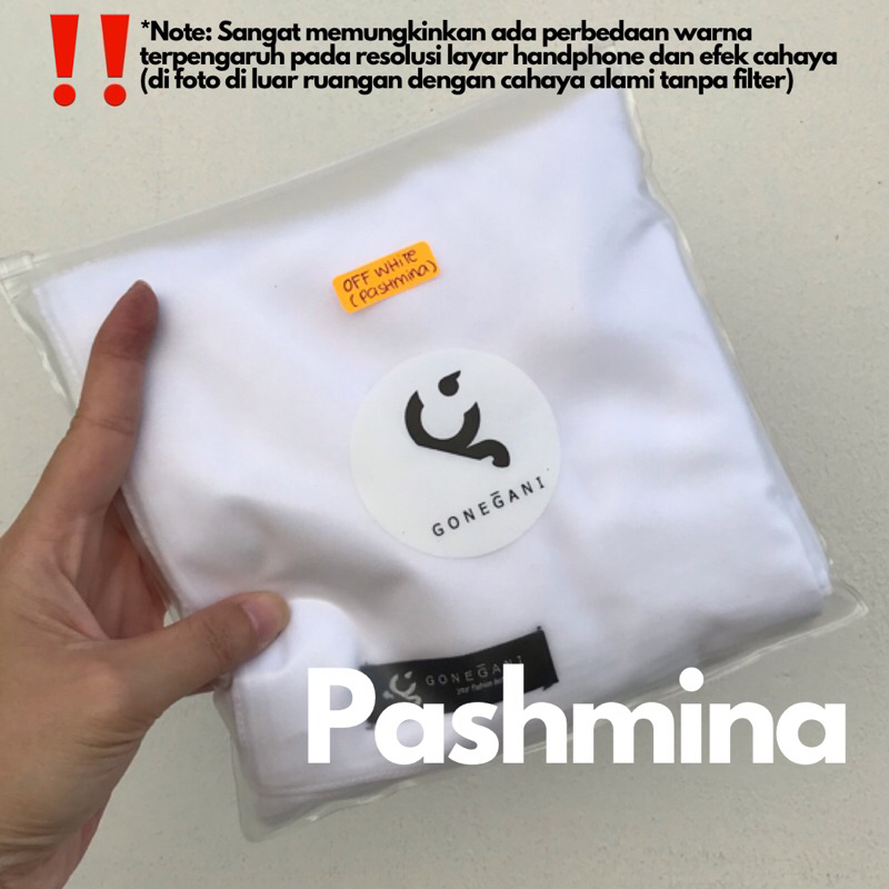 GoneGani | Gone Gani Mega Inner Shawl (Pashmina) | Kerudung instant pashmina