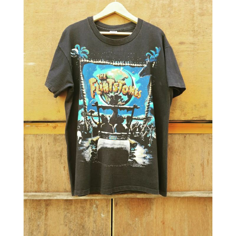 Kaos Movie Kartun flintstones vintage