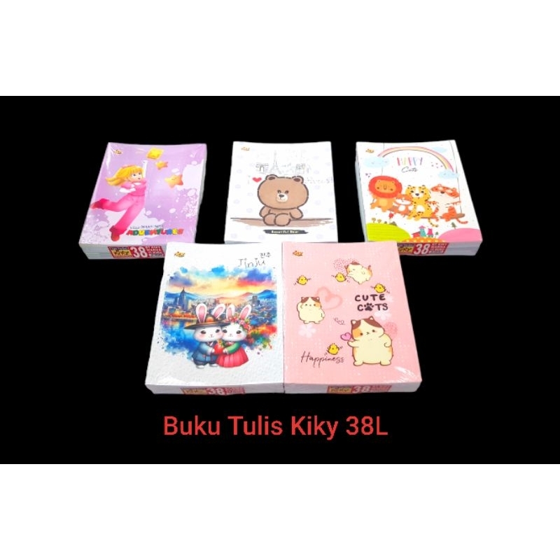 

Buku Tulis Kiky Warna Isi 38L 58L 98L