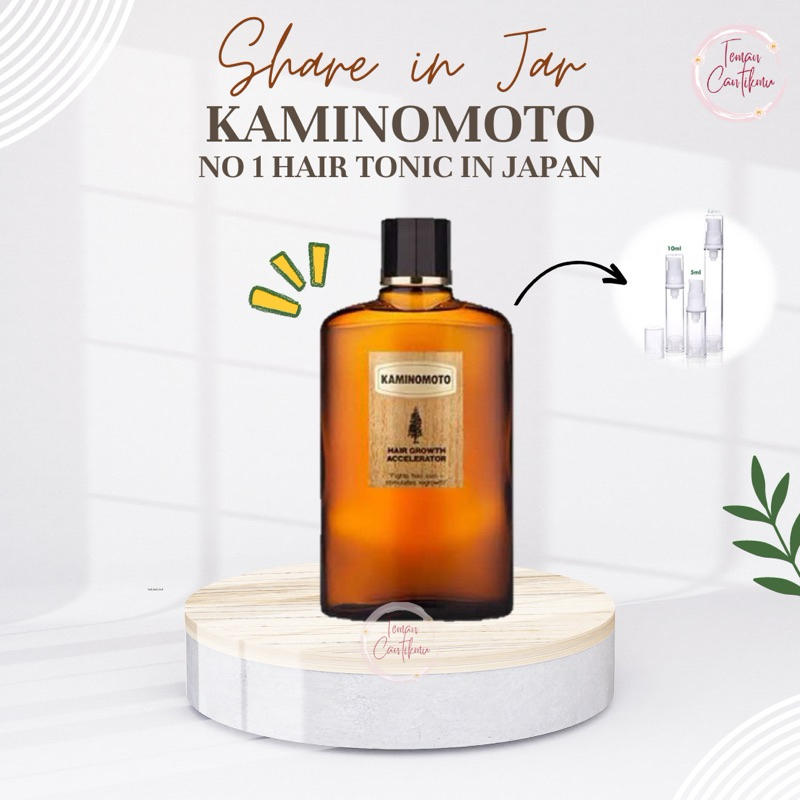 [SHARE IN JAR] KAMINOMOTO Hair Tonic Gold - Penyubur Rambut No 1 Hair Tonic Japan
