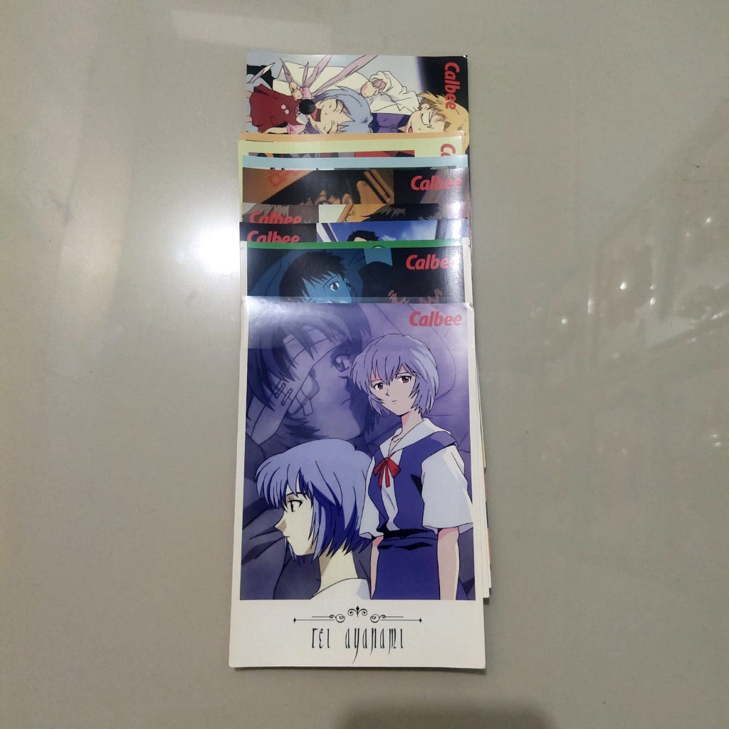 10 Post Card Evangelion Neon Genesis Evangelion Original Bandai 1997 Vintage Retro