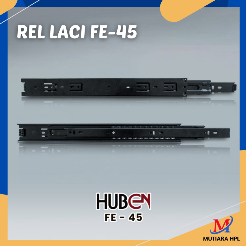 Rel Laci / Rel Lemari / Rel Pintu Double Track / FE-45 60CM