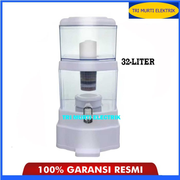 HYDROGEN WATER PURIFIER 32 Liter MINERAL WATER POT HEXAGONAL ORIGINAL