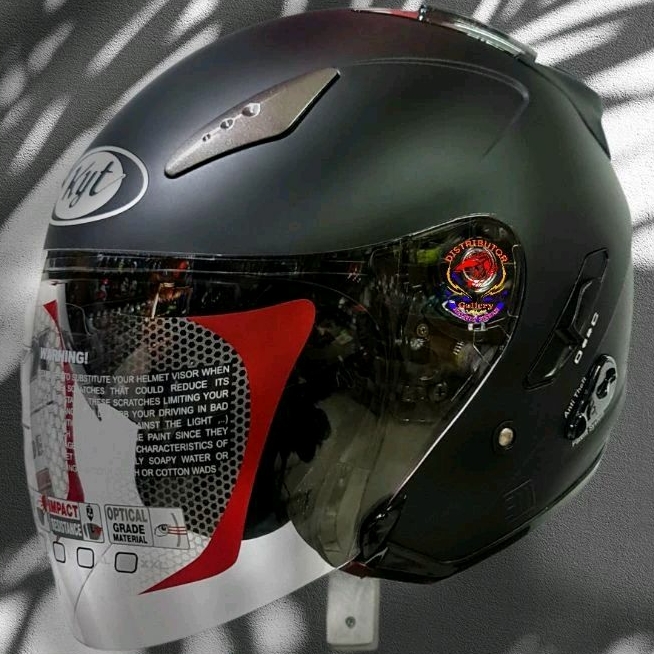 HELM KYT GALAXY SLIDE BLACK DOFF ORIGINAL