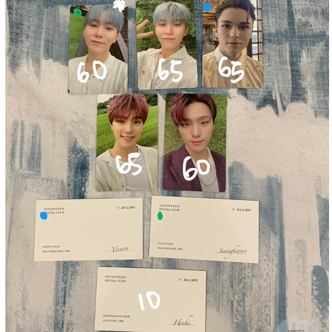 Seventeen Social Club Photocard
