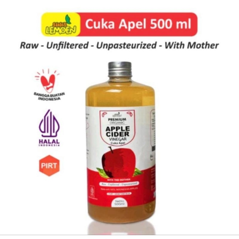 

Cuka Apel 500ml Suur Apple Vinegar