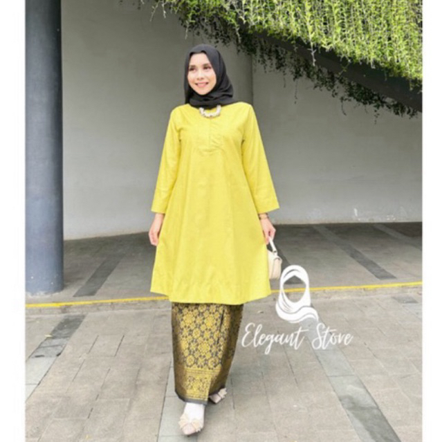 TUNIK MELAYU POLOS / TUNIK TERLARIS / Tunik toyobo polos (COD) / ATASAN TUNIK / TUNIK POLOS / BAJU K