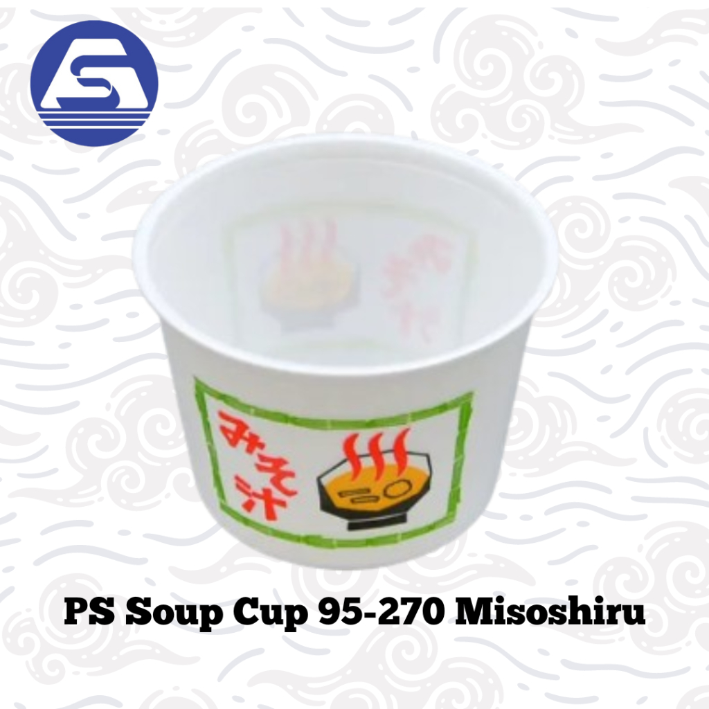 Cup Plastik /Miso Soup Cup 95-270 Misoshiru isi 100pcs
