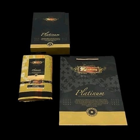 Sarung Ketjubung Platinum DPK Gold ( Dobby Pancingan Kembang )