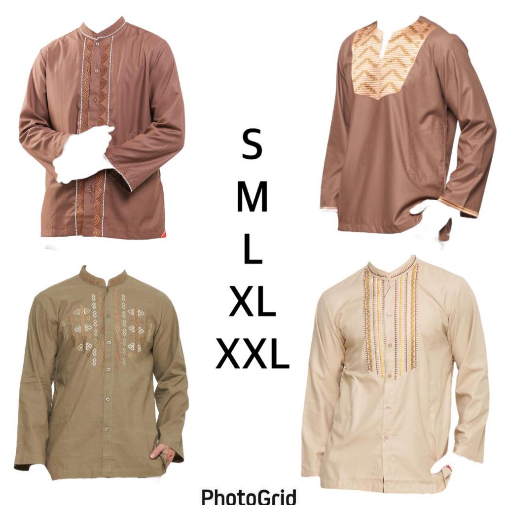 Preview baju koko pria lengan panjang By Itang Yunasz Limited - 3297 XXL