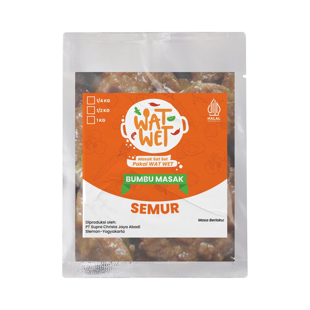 

Bumbu WatWet - Semur 250 gr, 500 gr, 1000 gr