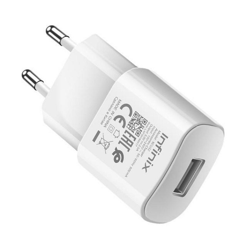 Charger Infinix Output 2A Micro USB for Smart 4 5 Hot 9 Play 10 Note 7 S3 S4 S5 Pro 3X Xcu32