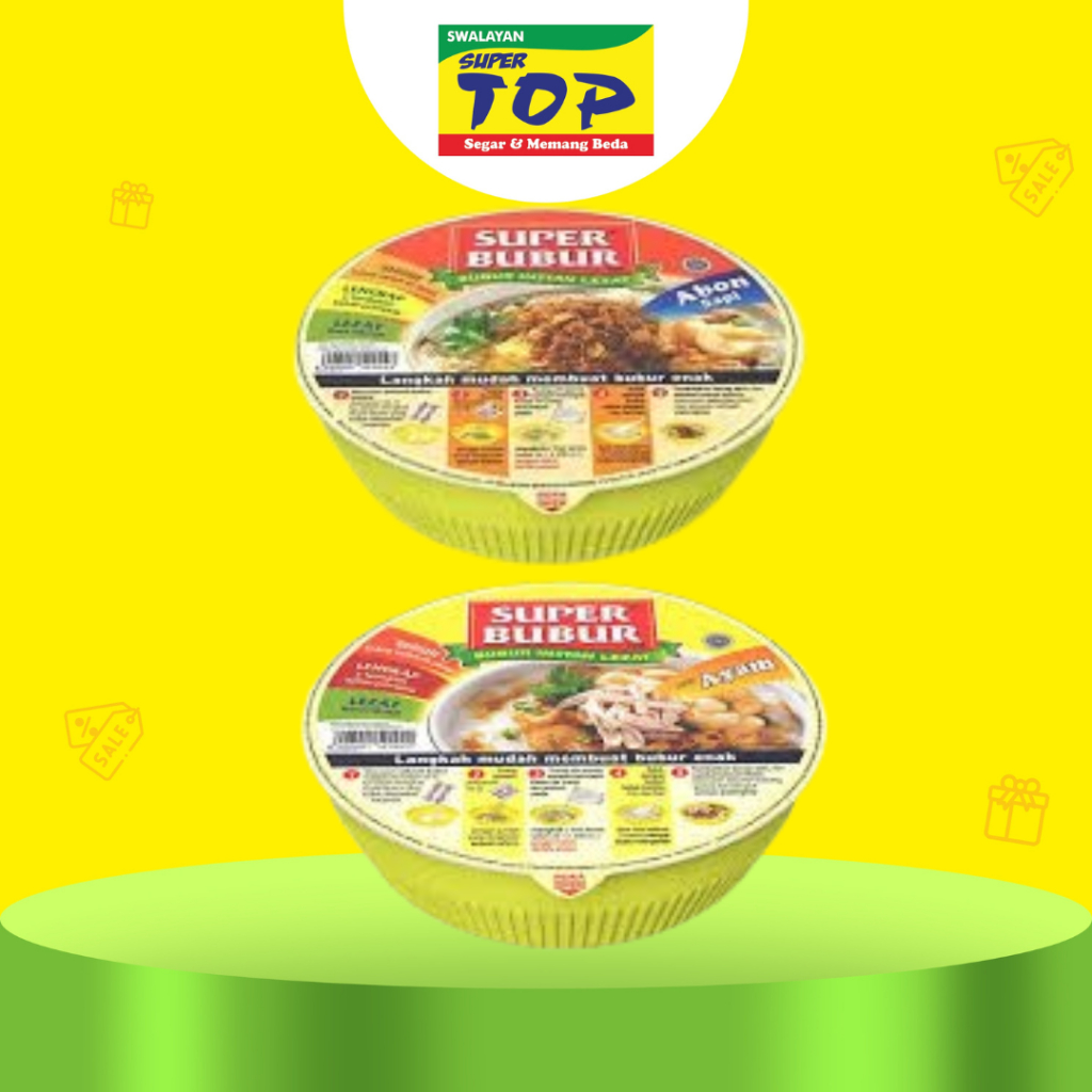 

~TOP~SUPER BUBUR AYAM 64G /SAPI 67G CUP