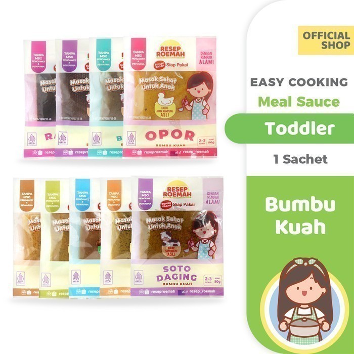 

RR Bumbu Kuah / Bumbu Instan Anak / Kids Instant Seasoning Homemade / Bumbu Masak / No MSG
