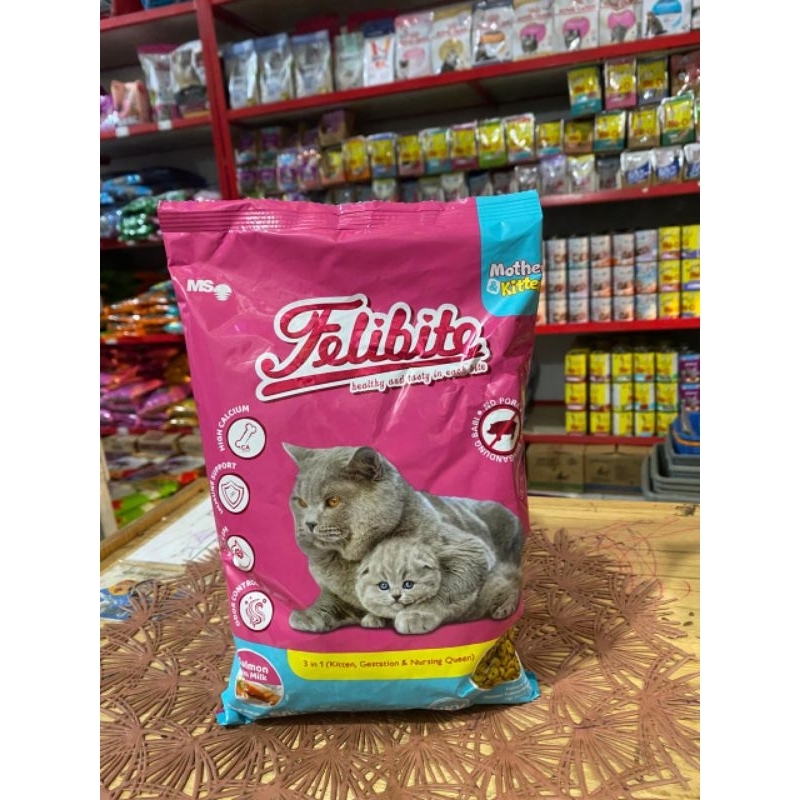 Felibite mother kitten, Felibite kitten, Felibite salmon with milk, Felibite anak, Felibite donat, F