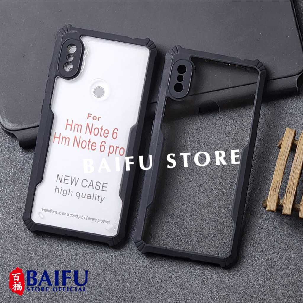 Redmi Note 6 Redmi Note 6 Pro Case Fusion shockproof Transparan Casing Redmi Note 6 Redmi Note 6 Pro