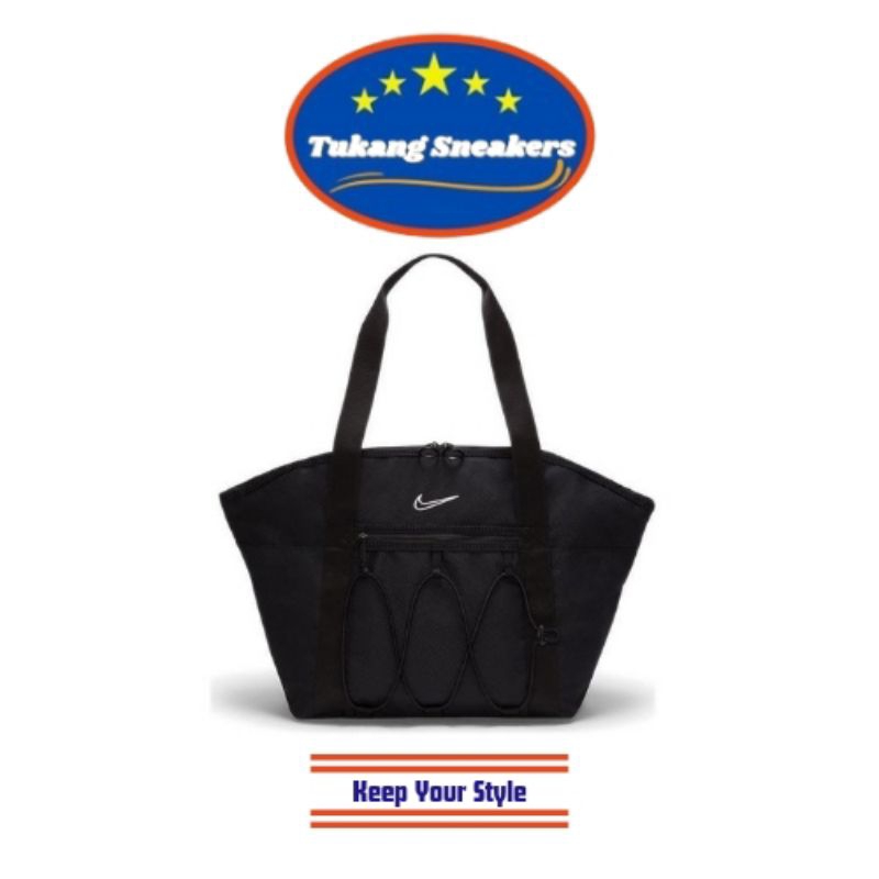 Tote bag Trening Nike Wanita - Hitam NIKCV0063010