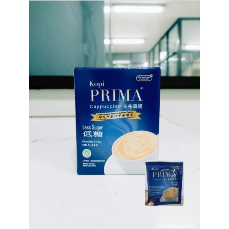 

Kopi Prima 3in1 Cappuccino Less Sugar