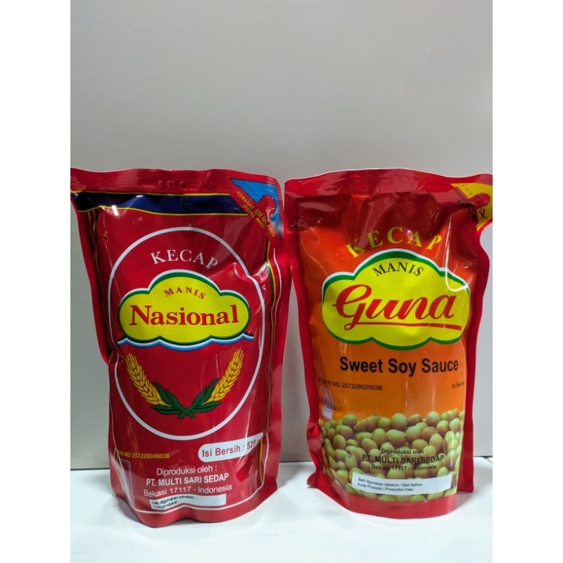 

KECAP MANIS NASIONAL & GUNA 520GR