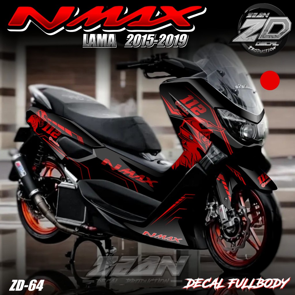 (PROMO COD) TERBARU Decal Sticker Yamaha Nmax 155 Old 2015 2016 2017 2018 2019 Fullbody - Stiker Sko